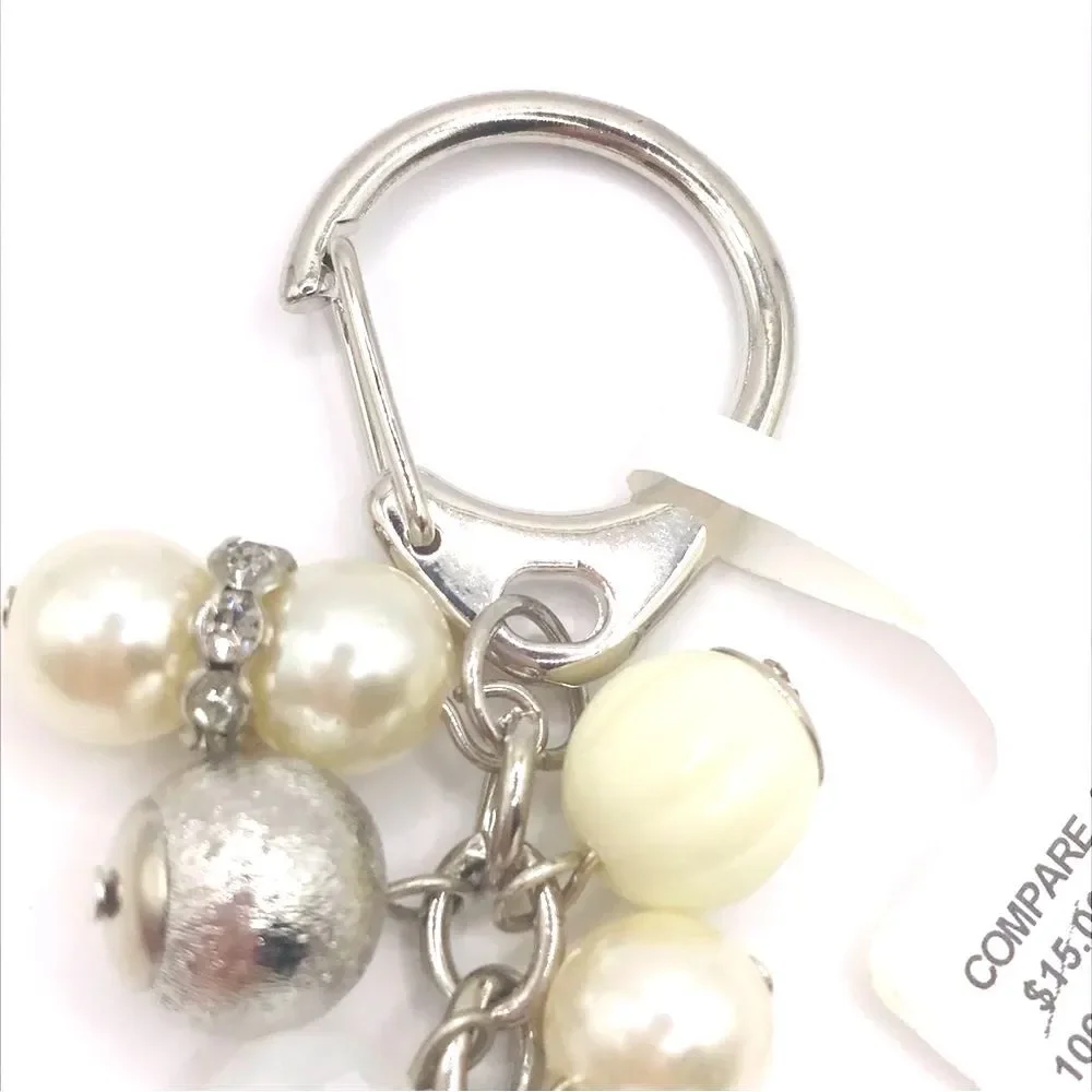Silver Chic Initial H Keychain